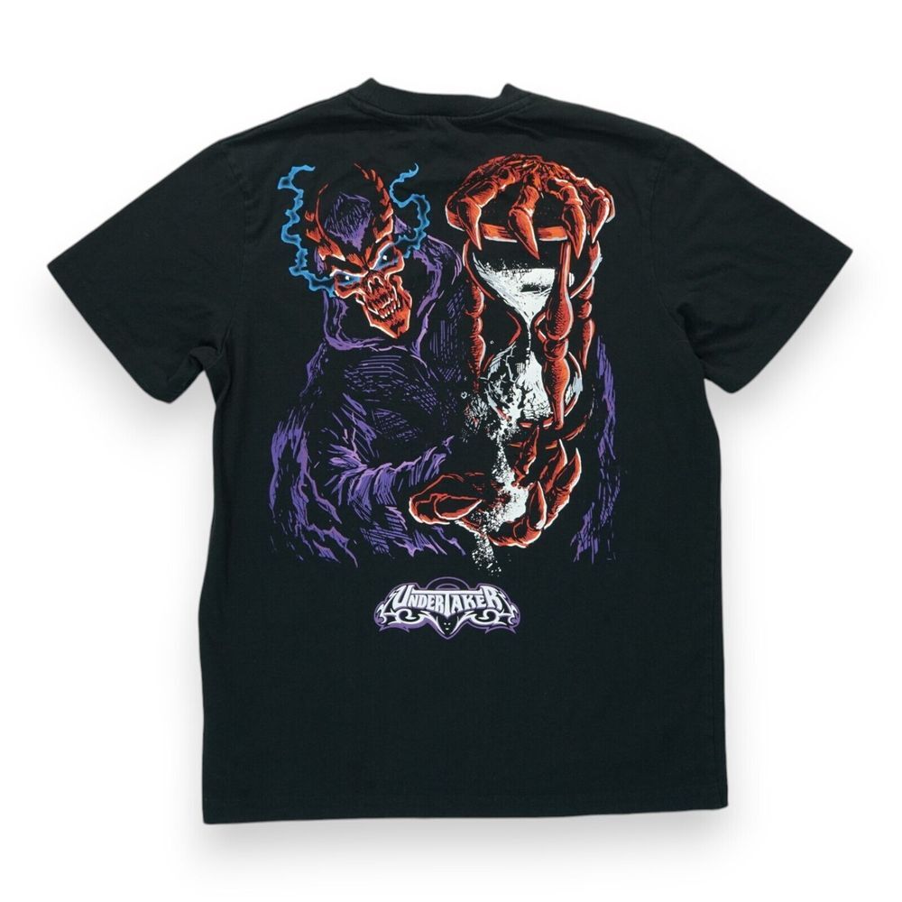 WWE Undertaker Men's‎ T Shirt Size Medium Black ~ Shoe Palace ~ EUC